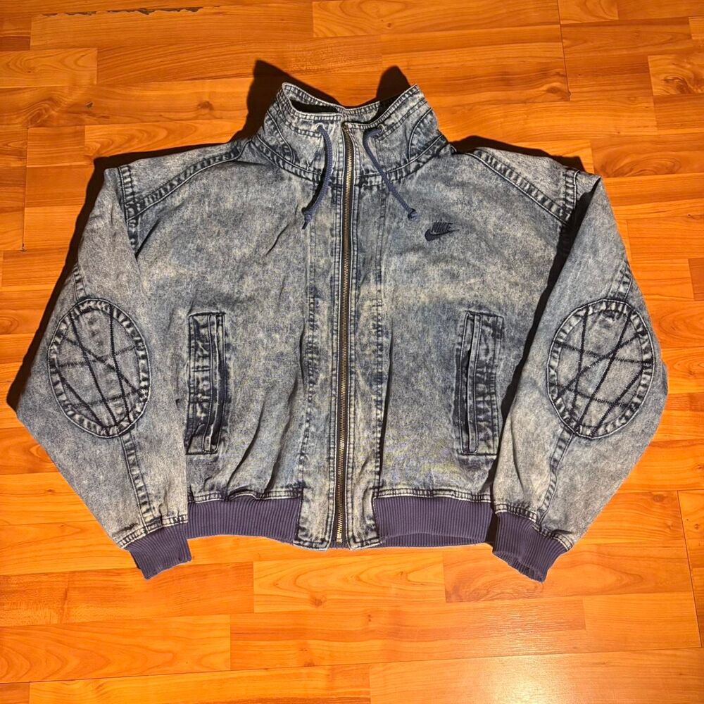 Nike Men's Blue and Navy Jacket